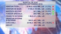 DATE STATISTICE: CUM AU CRESCUT VENITURILE BUGETULUI DE STAT