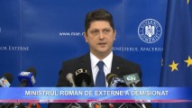 MINISTRUL ROMÂN DE EXTERNE A DEMISIONAT