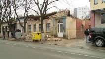 S-a prăbusit o clădire în centrul Chișinăului! DETALII
