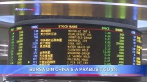 Prăbușire DRAMATICĂ! Bursa din China a scăzut cu 8%