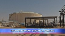 Profitul Petrom România a scăzut la jumătate