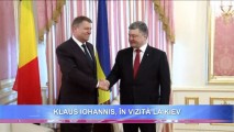 Klaus Iohannis , în vizită la Kiev. Şeful statului roman insistă la o „cooperare solidă” cu Ucraina