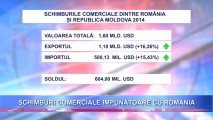 Schimbul comerciale dintre Republica Moldova și România a crescut cu aproape 1 miliard de dolari în ultimii 4 ani