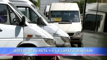 Șoferii de pe ruta 115 nu mai circula pe strazile Chisinaului a treia zi
