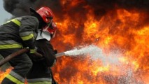 Incendiu de proporții în regiunea Kiev