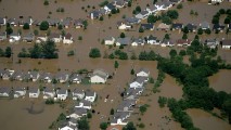 Наводнение США: есть жертвы