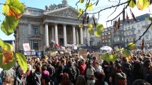 Manifestații în susținerea imigranților la Bruxelles