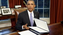 Обама подписал военный бюджет США