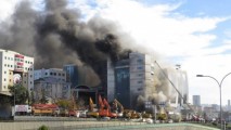В турецкой столице горит отель