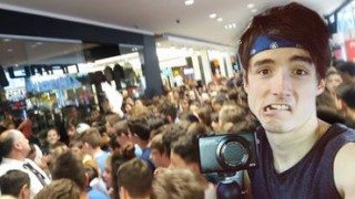 Peste 350 de tineri au fost evacuați din mall-ul în care vloggerul Ilie din Chișinău s-a întâlnit cu fanii