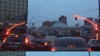 În Ucraina a fost instalat „Semaforul viitorului”