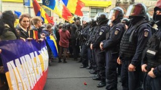 Violenţe la marşul pentru unirea României cu R.Moldova