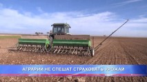 АГРАРИИ НЕ СПЕШАТ СТРАХОВАТЬ УРОЖАЙ