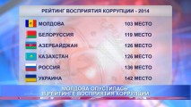 МОЛДОВА ОПУСТИЛАСЬ В РЕЙТИНГЕ ВОСПРИЯТИЯ КОРРУПЦИИ