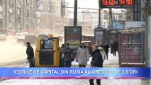 Ieșirile de capital din Rusia au crescut de 2,5 ori