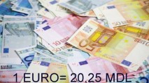 Euro, cotat la 20 de lei, iar francul apreciat la maxim