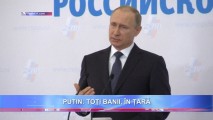 Putin: toți banii, în țară ! El a atenționat miliardarii că fondurile păstrate în afara țării ar putea fi blocate