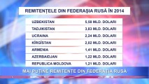 Moldova a rămas pe locul şapte între ţările CSI la volumul de transferurilor băneşti din Rusia