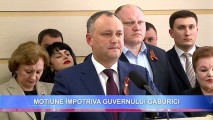 Moțiune împotriva Guvernului Gaburici