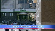 Finanțarea agenților economici și a populației este în continuă scădere