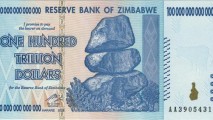 Inflația din Zimbabwe, la cote uluitoare: bancnota de 100 de mii de miliarde de dolari