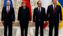 Concluziile întâlnirii Merkel-Hollande-Poroșenko: Acordul de la Minsk, unica soluție pentru Ucraina