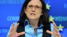 Cecilia Malmstrom: Numai prin pedepsirea celor responsabili de furt, Moldova poate demonstra că justiția lucrează