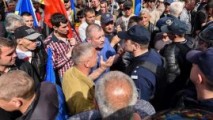 Partidul lui Usatîi, despre reținerea protestatarilor: „Teroarea trebuie oprită”