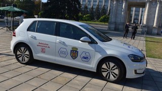 Municipalitatea a primit în dar un automobil electric